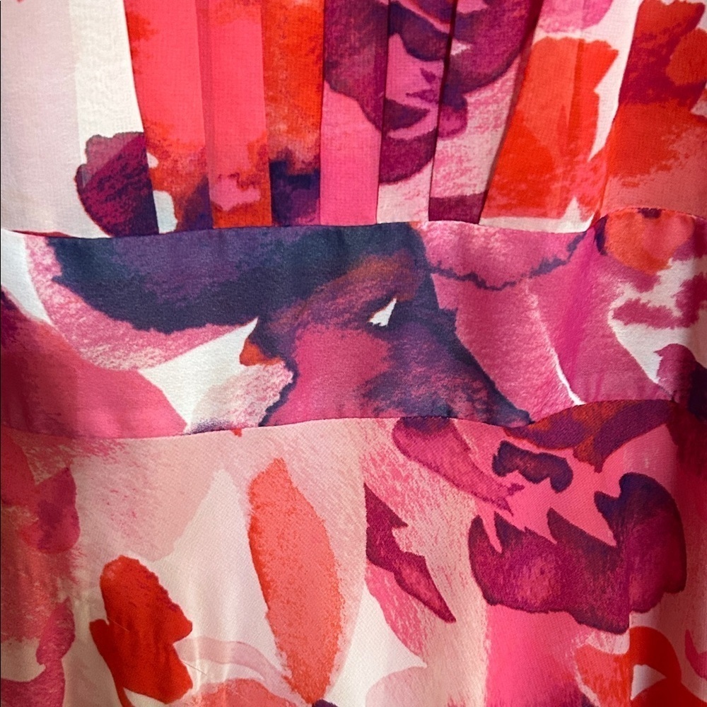 Eliza J Vibrant Pink and Purple Maxi Dress - Picture 2 of 16